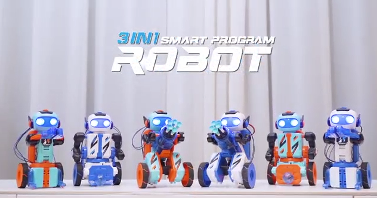 3 in 1 Robot Dog with Wheels Kit, 30+ Bionic